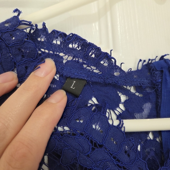 Unbranded Women Royal Blue Elegant Sleeveless Lace Cocktail Bodycon Dress Party - Picture 8 of 9